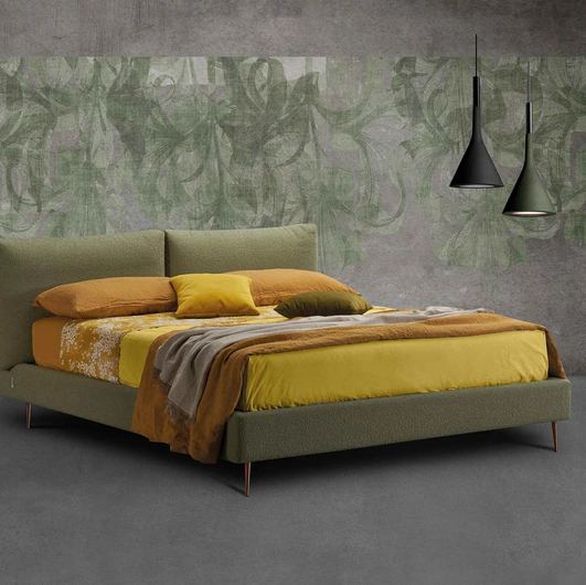 Letto in tessuto Bon-Ton di Lettissimi