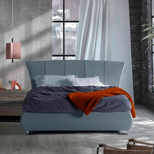 Letto in pelle Onda di Lettissimi