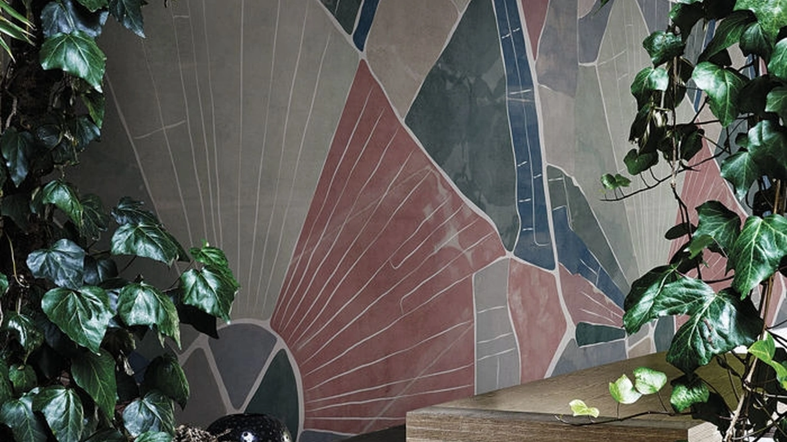 Carta da parati Above the Fields di London Art