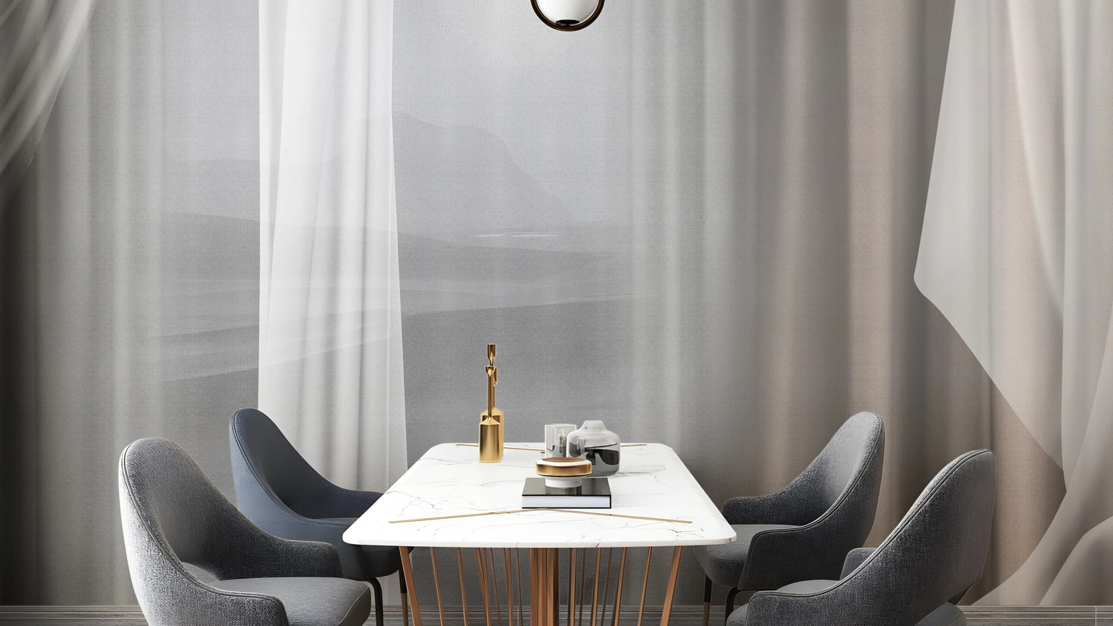 Carta da parati Besides The Present di Pintdecor