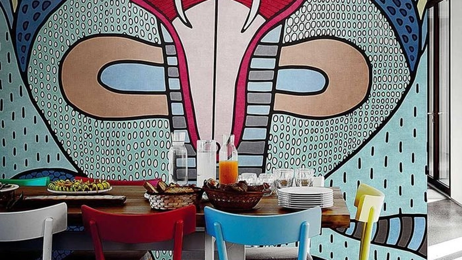 Carta da parati Cobra di London Art