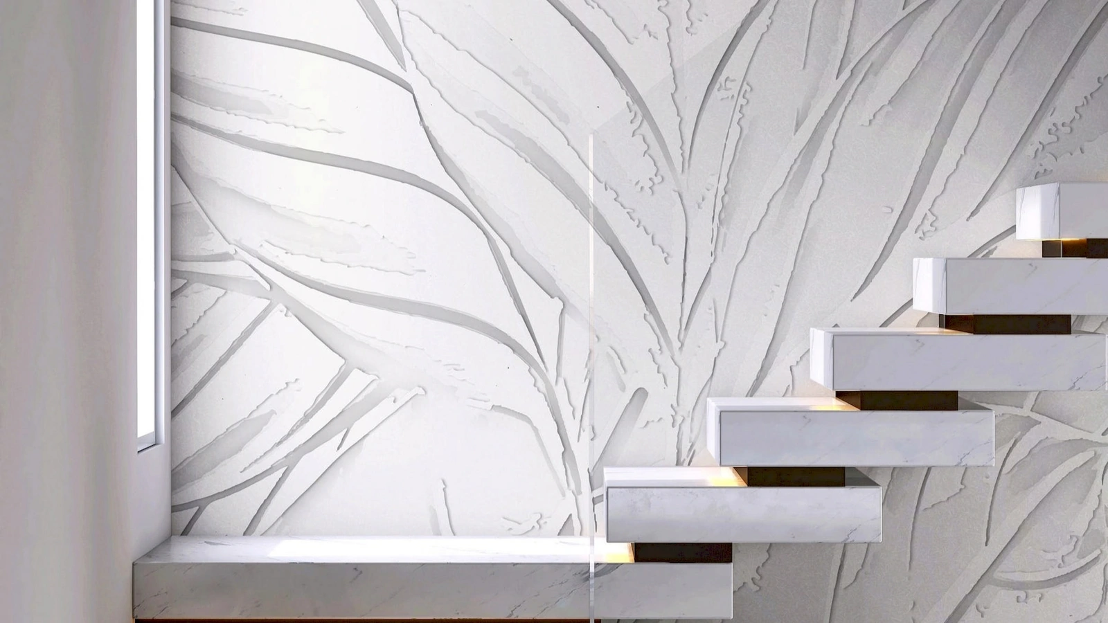 Carta da parati Fairy Leaves di Pintdecor