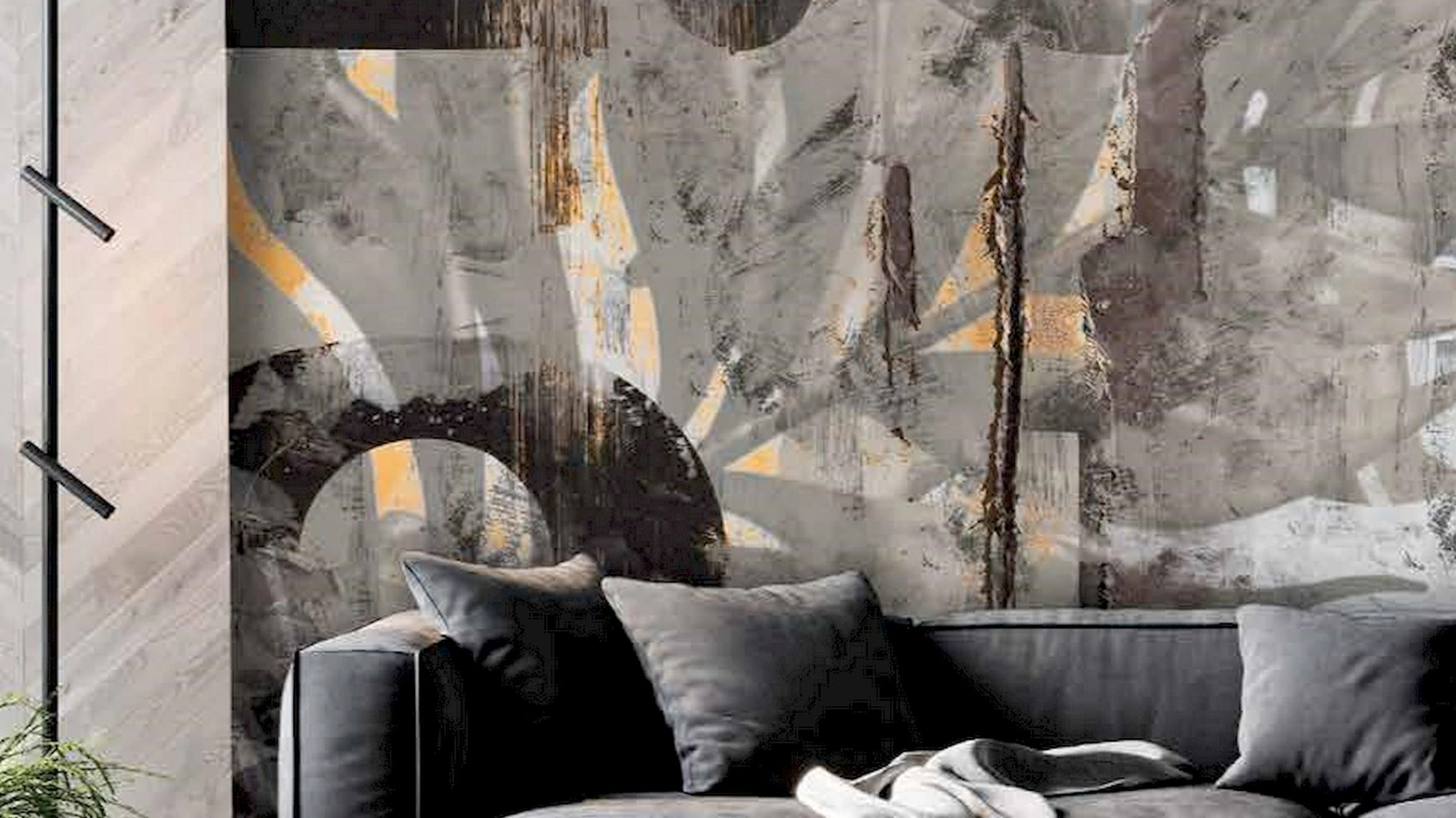 Carta da parati Foglie Al Vento di Pintdecor