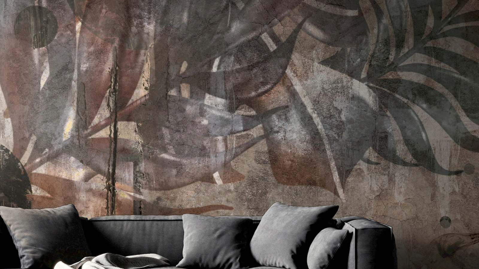 Carta da parati Foglie Al Vento di Pintdecor