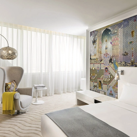 Carta da parati Mondrian Doha di London Art