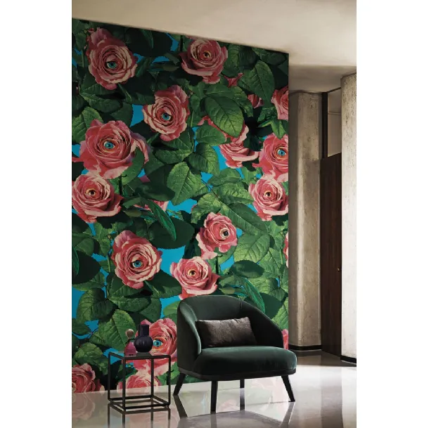 Carta da parati Eyes & Roses di London Art