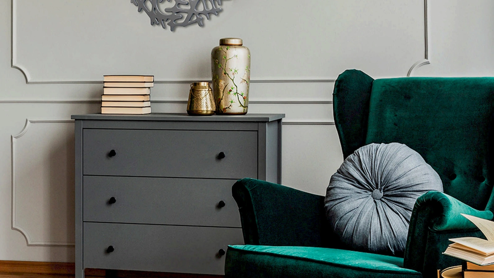 Orologio in ceramica laccata Clark di Pintdecor