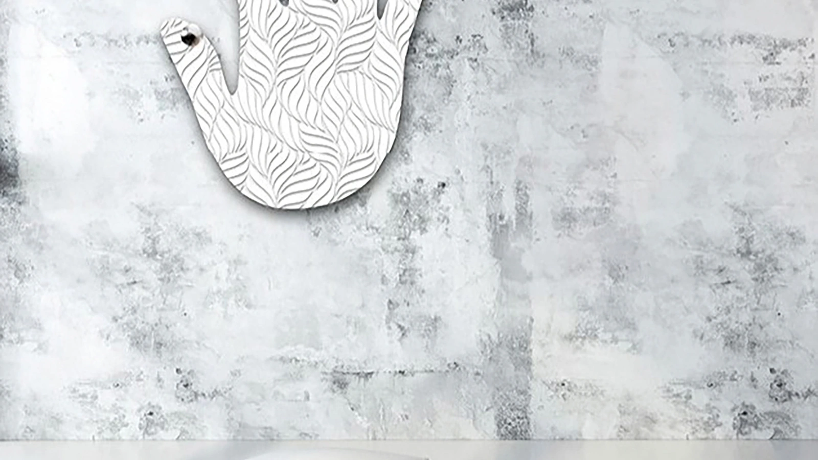 Appendiabiti Mano Petali di Pintdecor