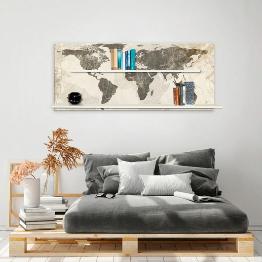 Mensole Planisfero Vintage di Pintdecor