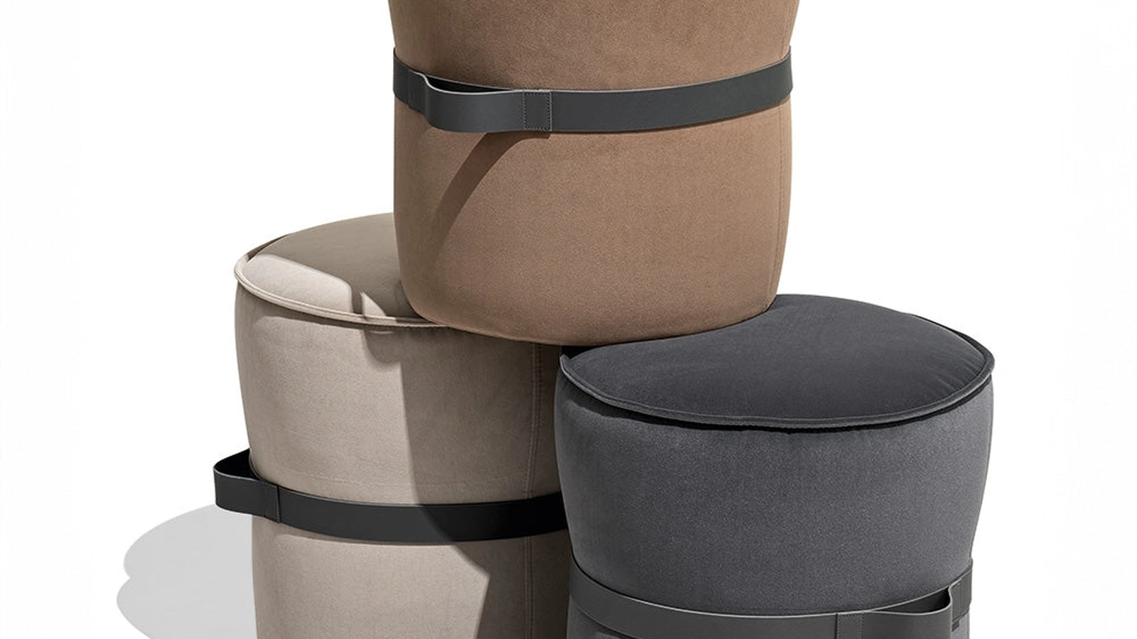 Pouf Pof in tessuto di Connubia