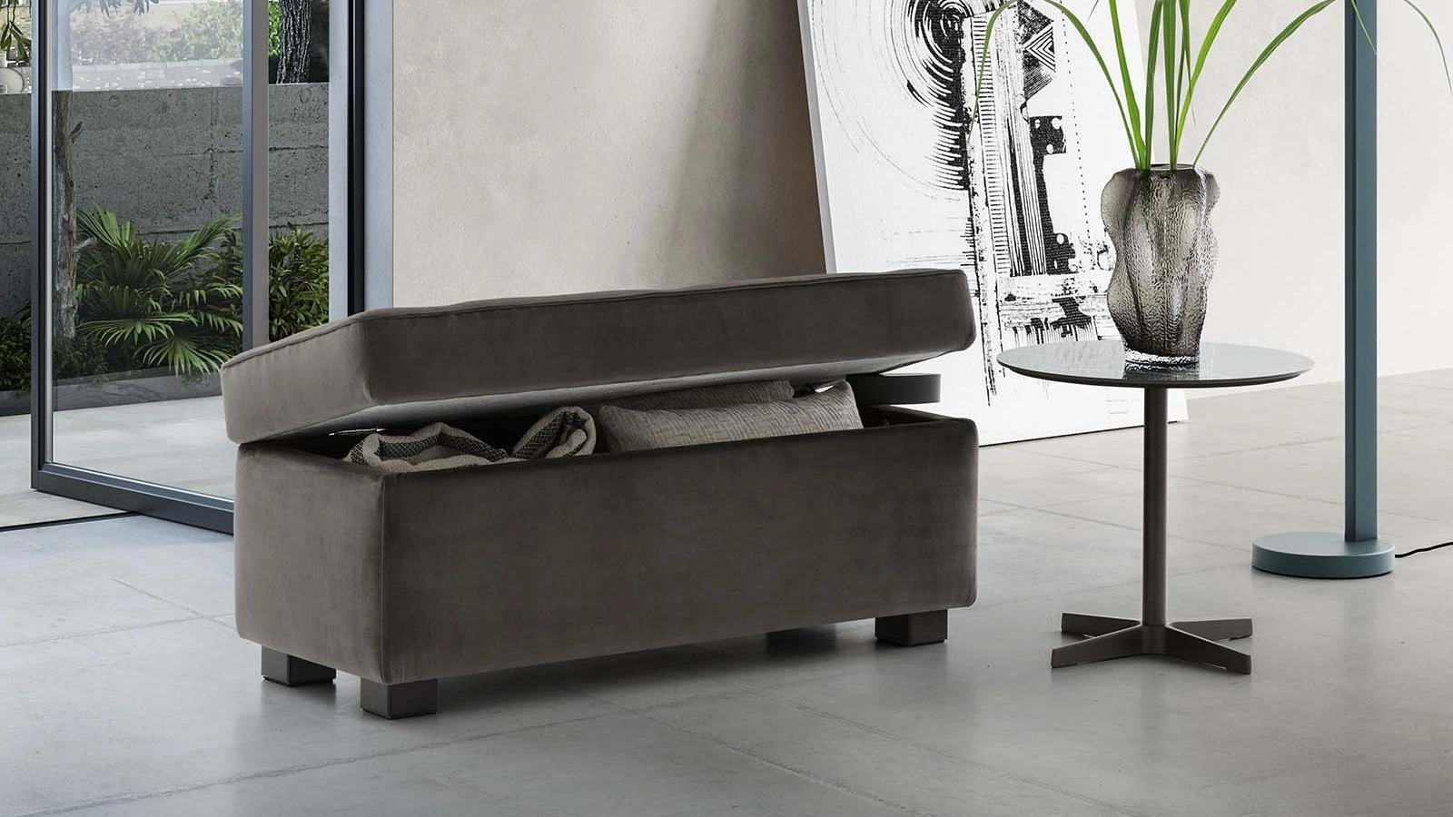 Pouf contenitore Raffaello di Le Comfort