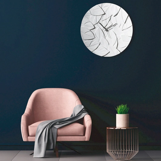 Orologio Scrappy Avorio in ceramica di Pintdecor