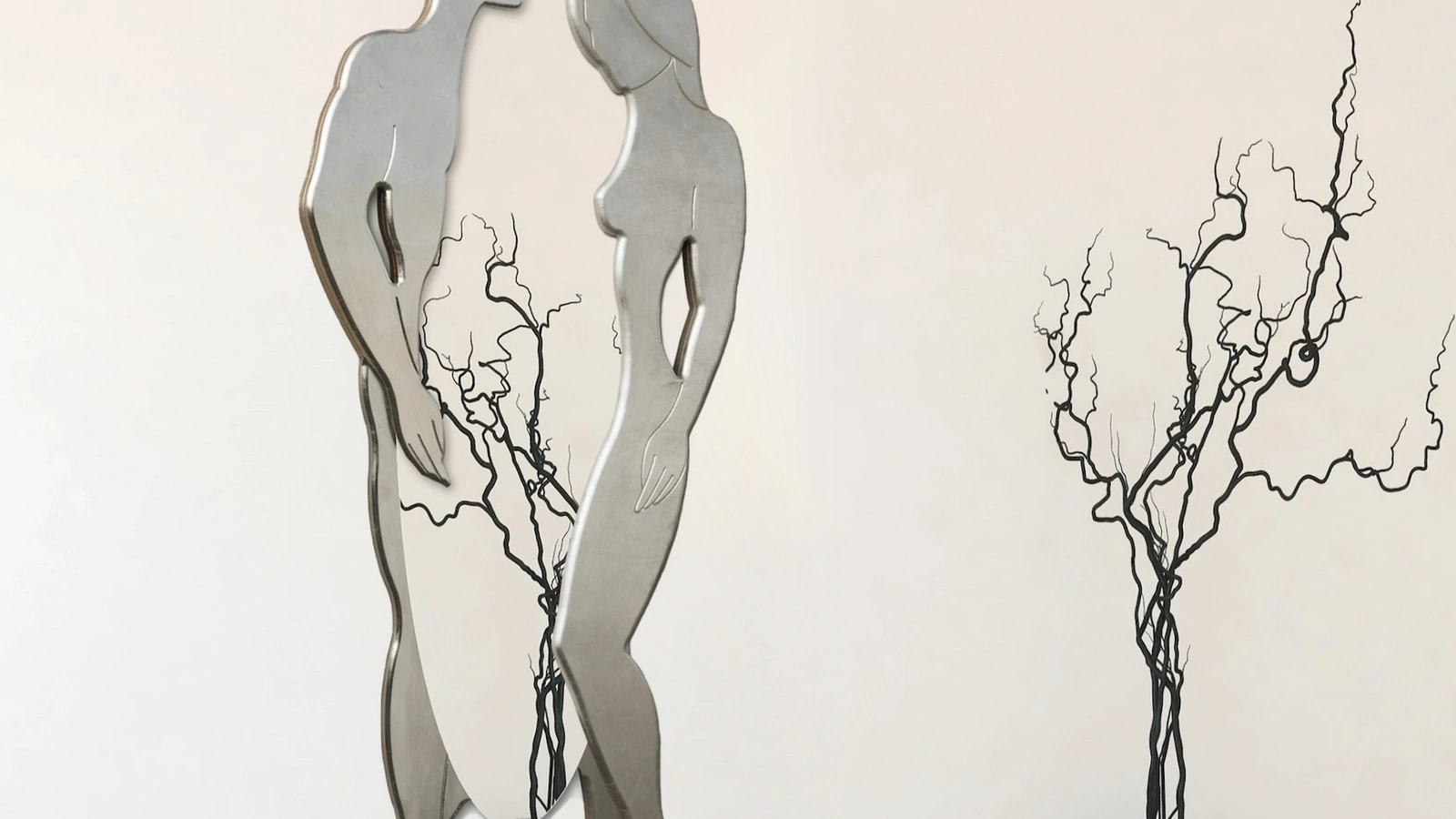 Specchio Adamo ed Eva di Pintdecor