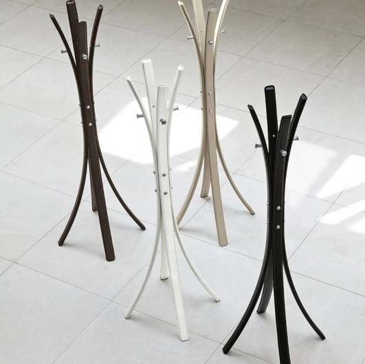 Appendiabiti Stick in metallo rivestito in cuoio di Target Point