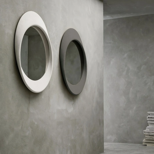 Specchiera Vanity con cornice in poliuretano verniciato di Target Point