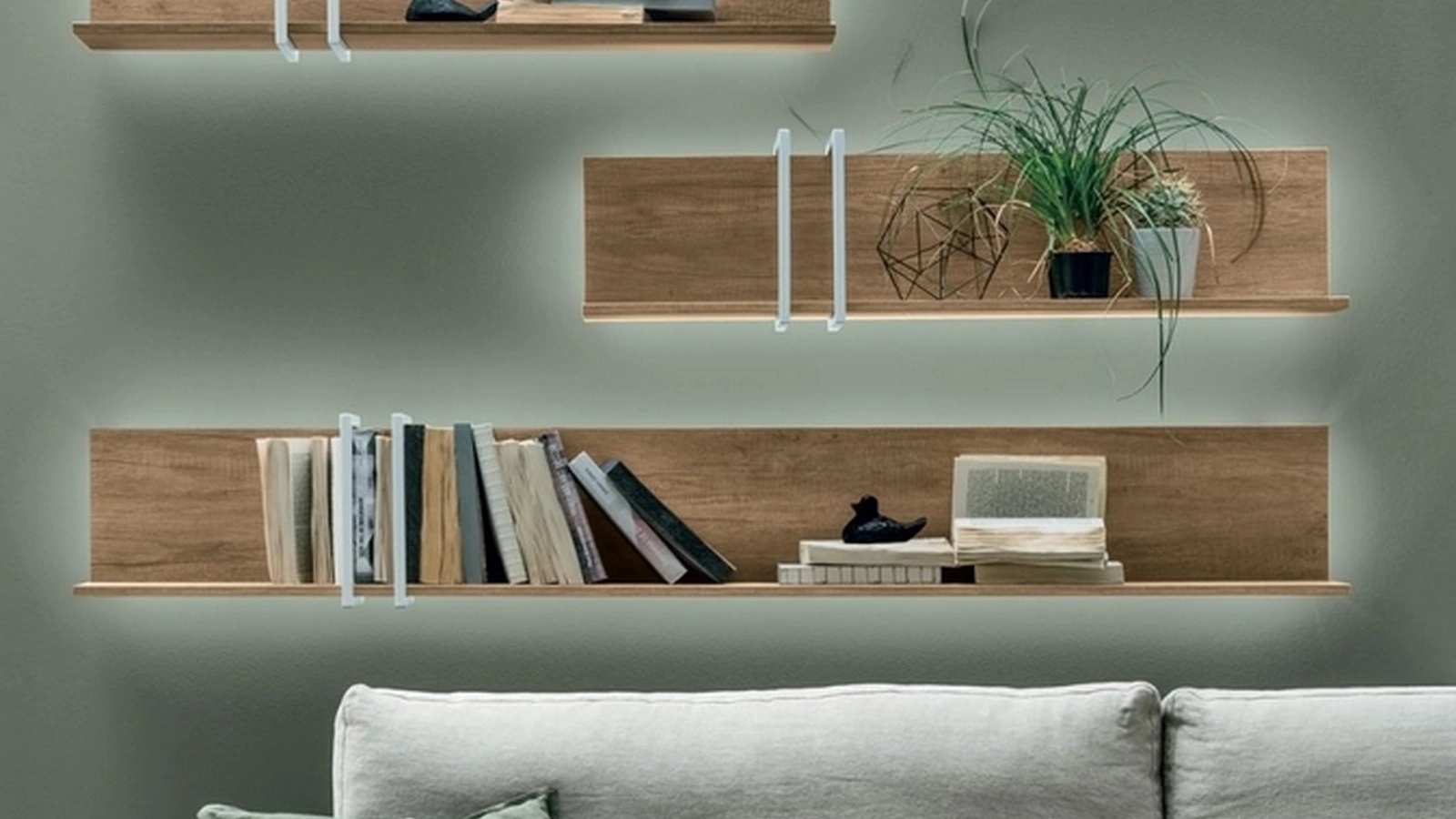 Mensola Ring in materico nodato chiaro di Tomasella