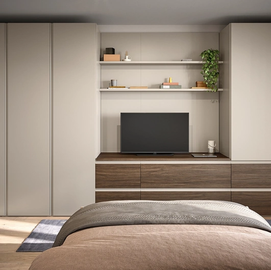 Armadio con ante battenti 08B in nobilitato di Cinquanta3