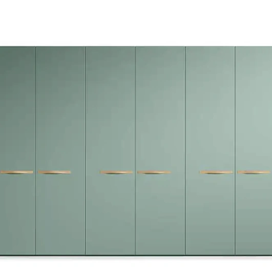Armadio con ante battenti Libeccio B356 laccato opaco salvia di Moretti Compact Giorno Notte