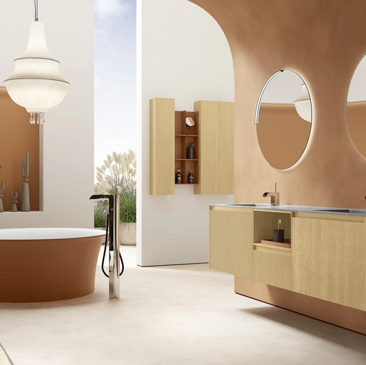 Mobile da Bagno Blend 606 in rovere nordico di Rab Arredobagno