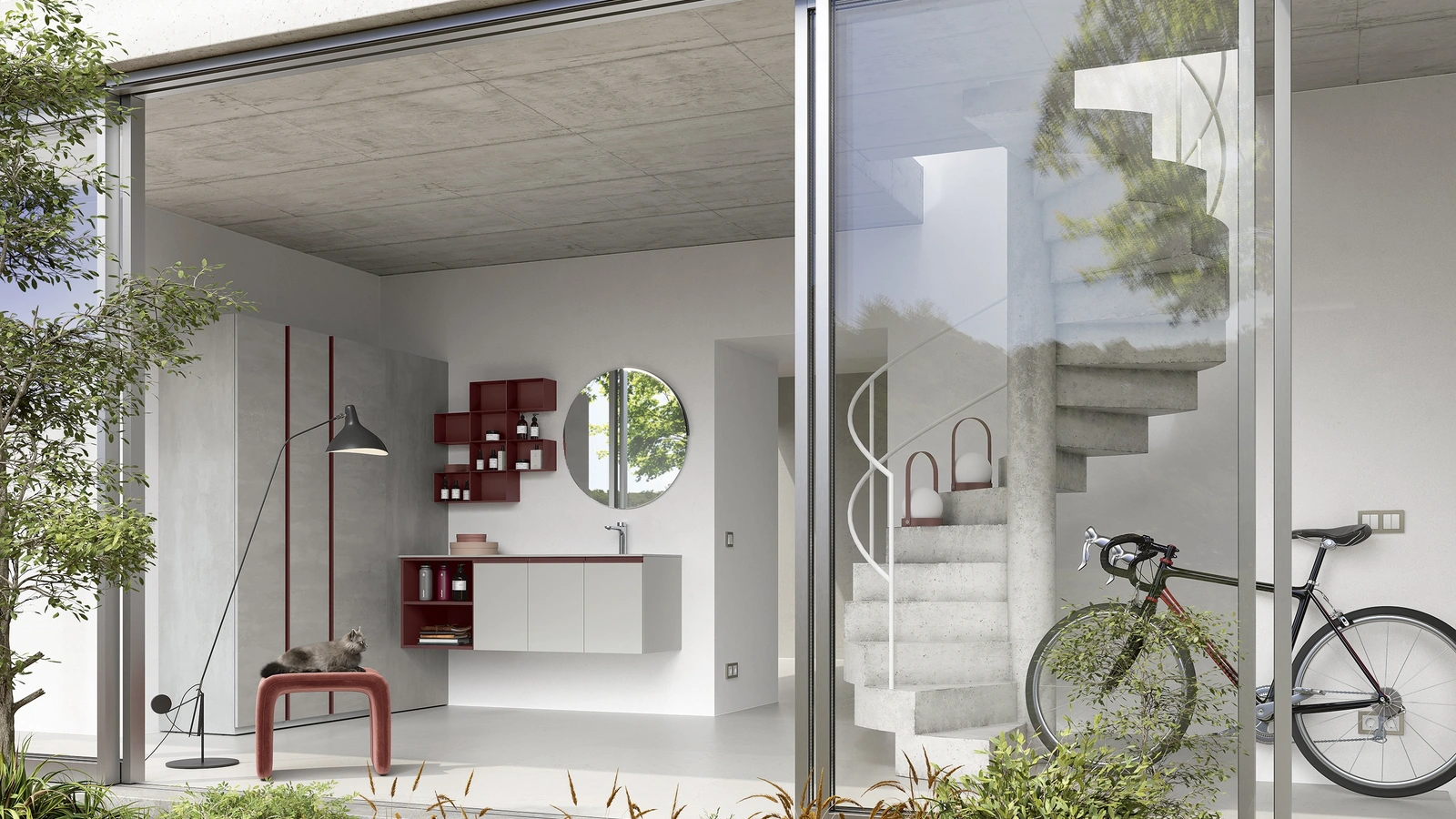 Mobile da Bagno Lavanderie 501 di Rab Arredobagno