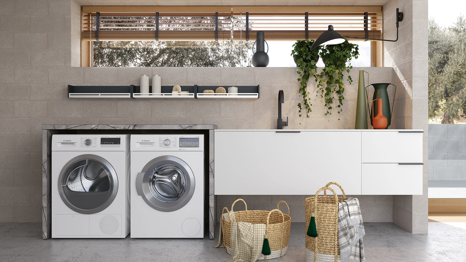 Mobile da Bagno Lavanderie 512 di Rab Arredobagno