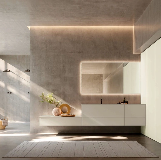 Mobile da Bagno sospeso Kyton 17 di Nova Cucina