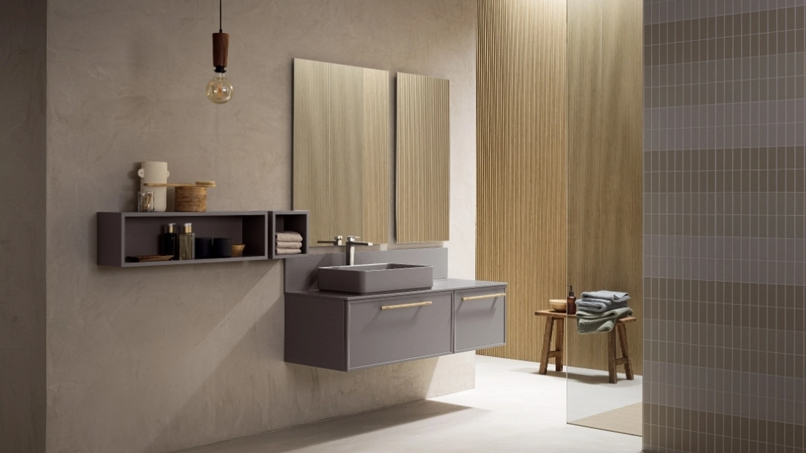 Mobile da Bagno sospeso PICTA PC01 di Compab