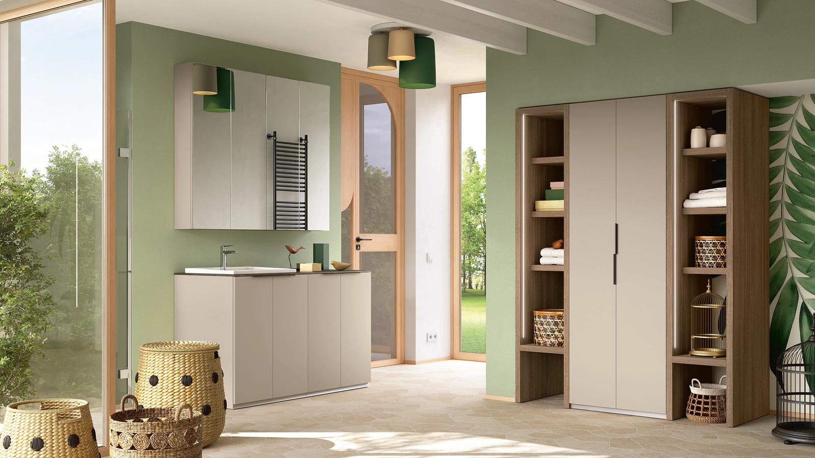 Mobile da Bagno Lavanderie 508 di Rab Arredobagno