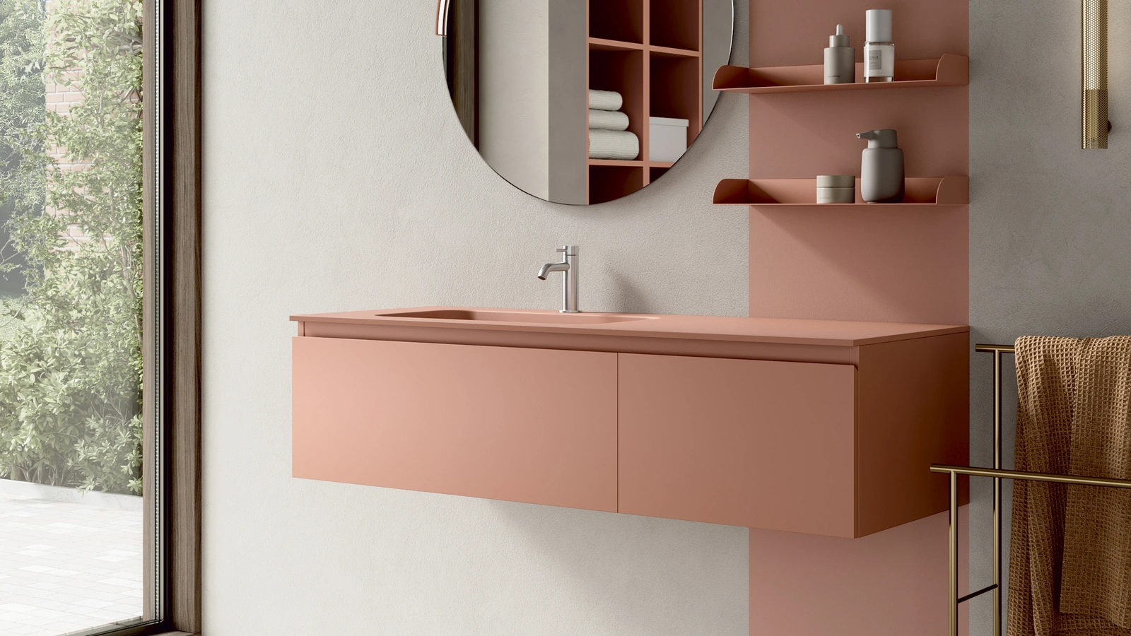 Mobile da Bagno sospeso Thai 306 di Rab Arredobagno