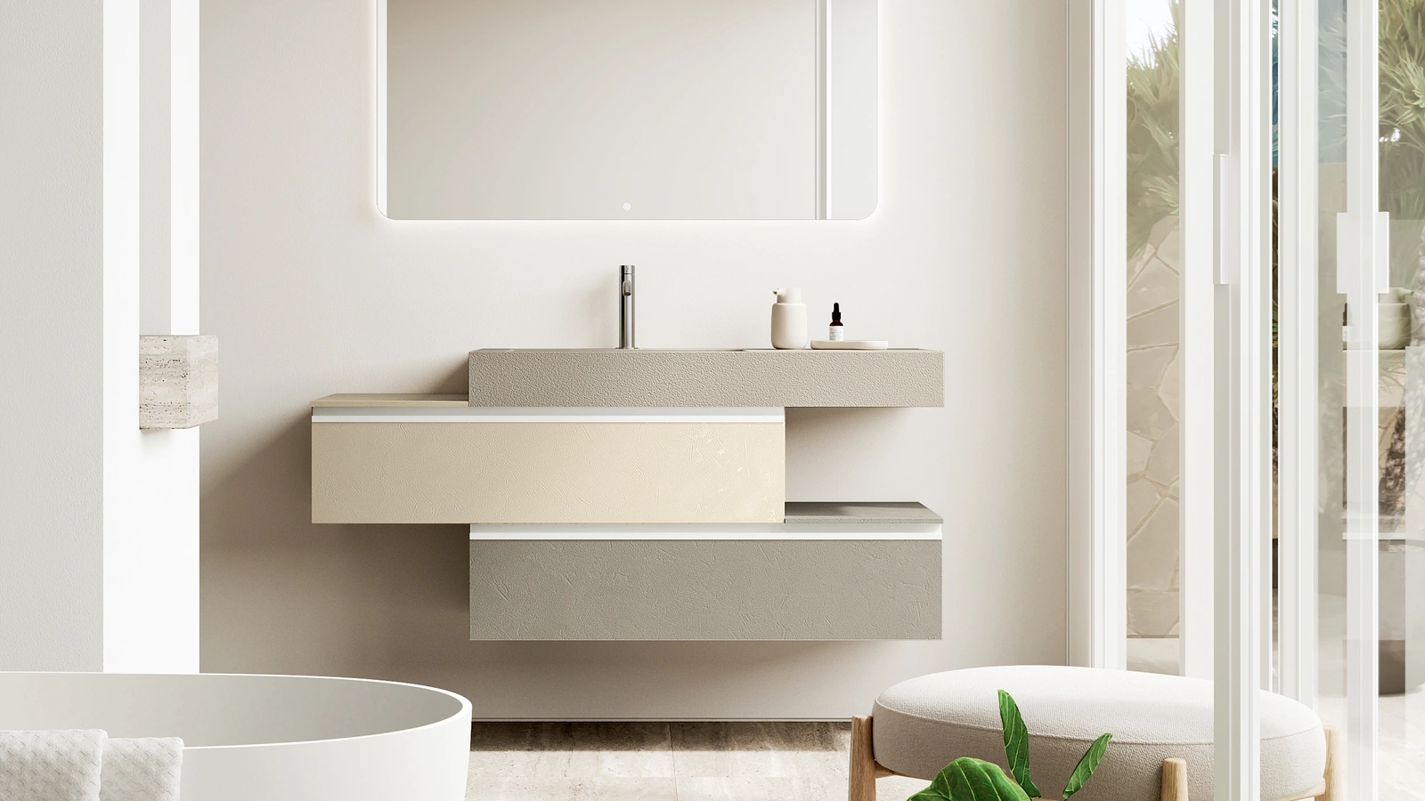 Mobile da Bagno sospeso Thai 410 di Rab Arredobagno