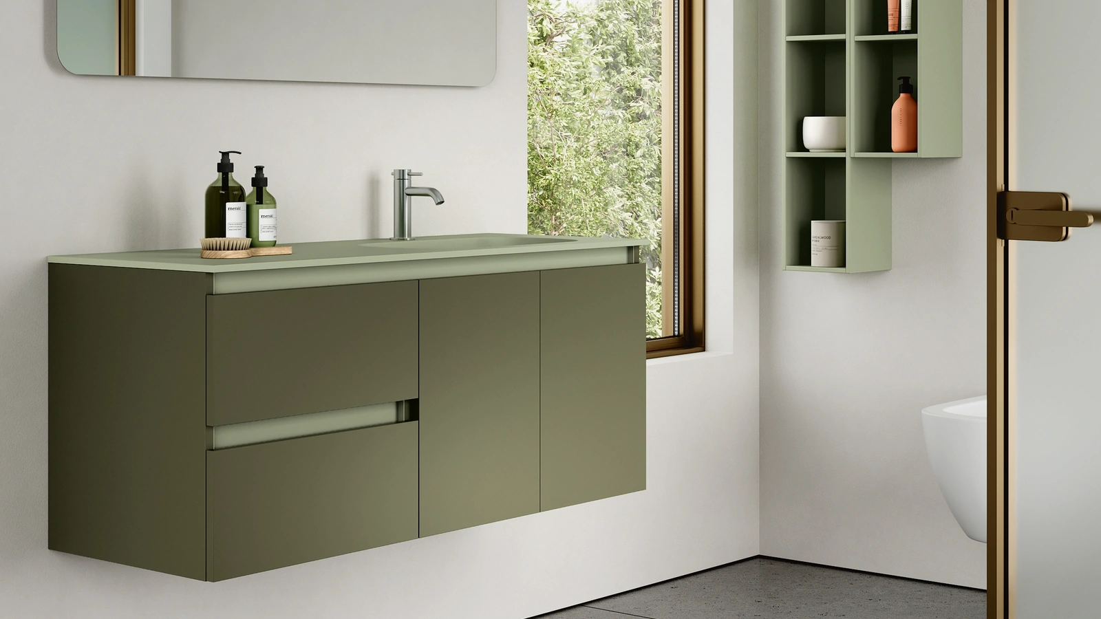 Mobile da Bagno sospeso Thai 412 di Rab Arredobagno