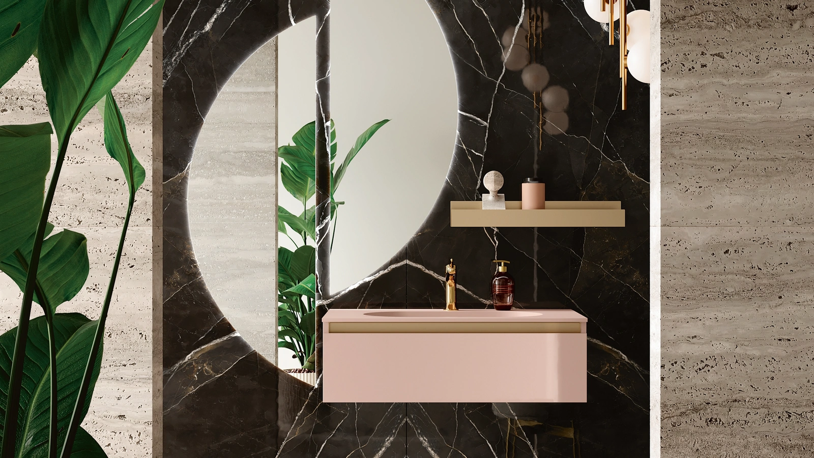 Mobile da Bagno sospeso Thai 423 di Rab Arredobagno