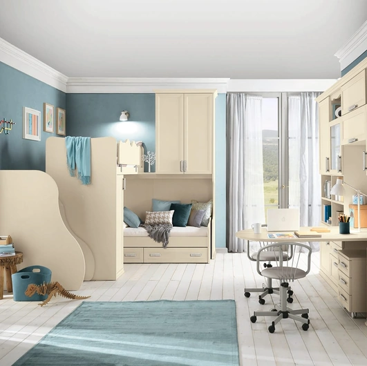 Cameretta a soppalco Arcadia AC025 di Colombini Casa