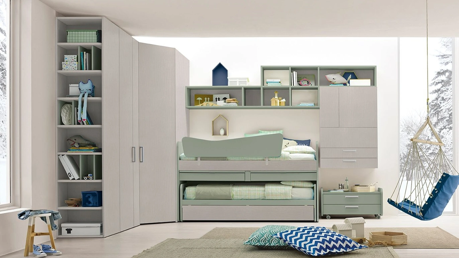 Cameretta salvaspazio Golf K29 di Colombini Casa