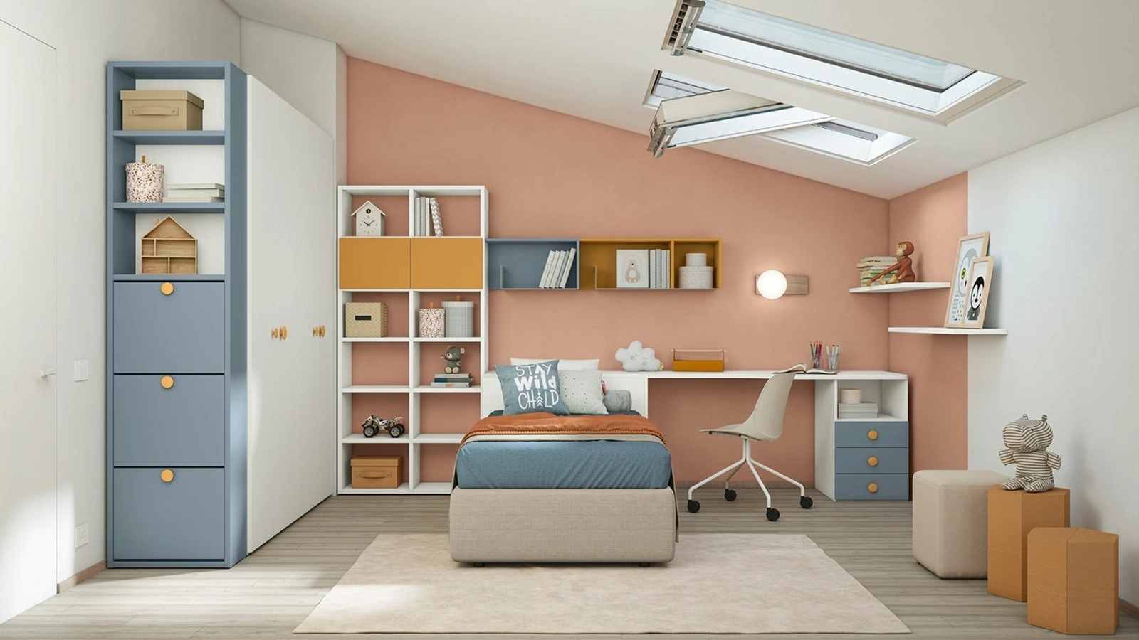 Cameretta Volo Kid C001 di Colombini Casa