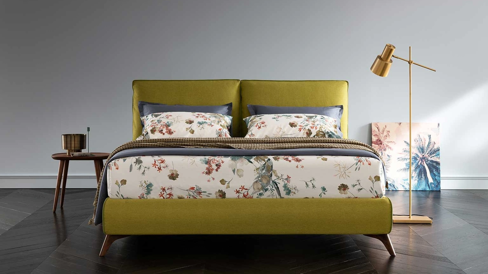 Letto con testiera Soul Nisida di Altrenotti