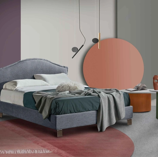 Letto classico Elettra con contenitore di Lettissimi