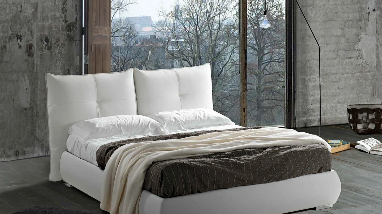 Letto imbottito Adone di Lettissimi