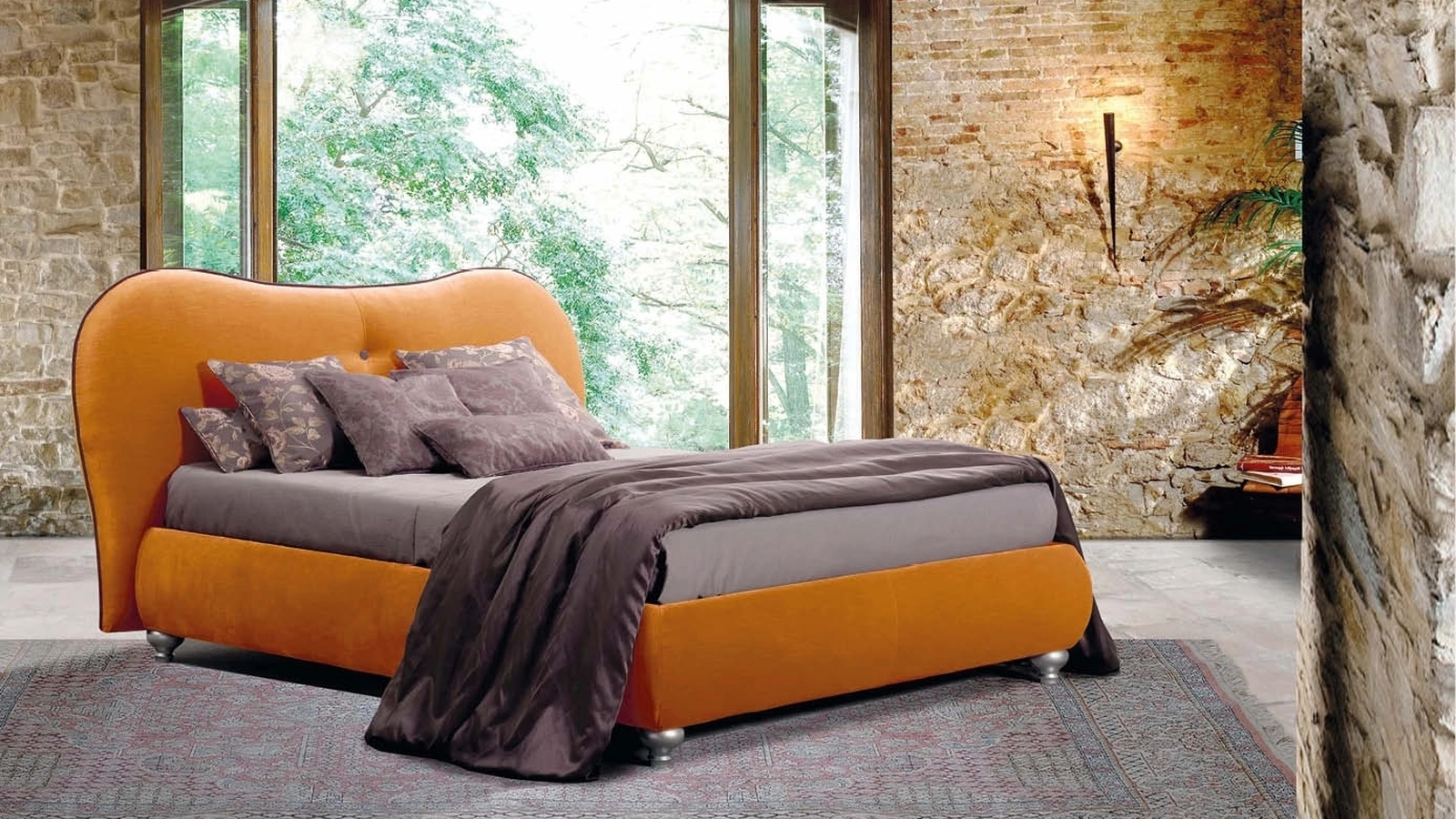 Letto imbottito Bernadette di Lettissimi