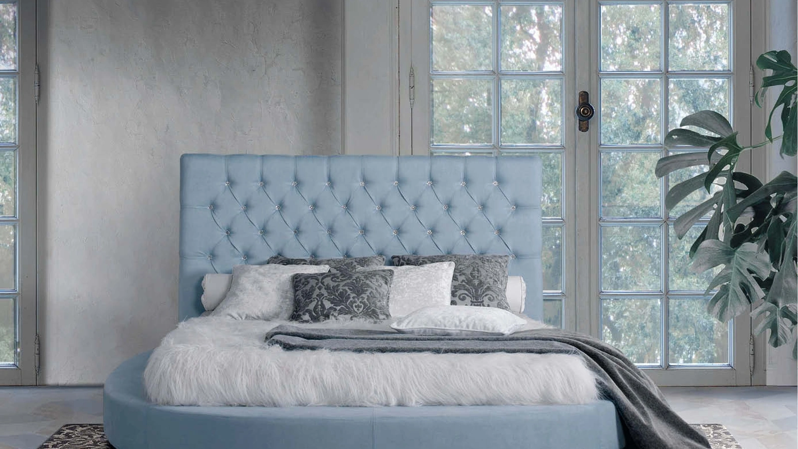 Letto matrimoniale classico Imperiale di Lettissimi