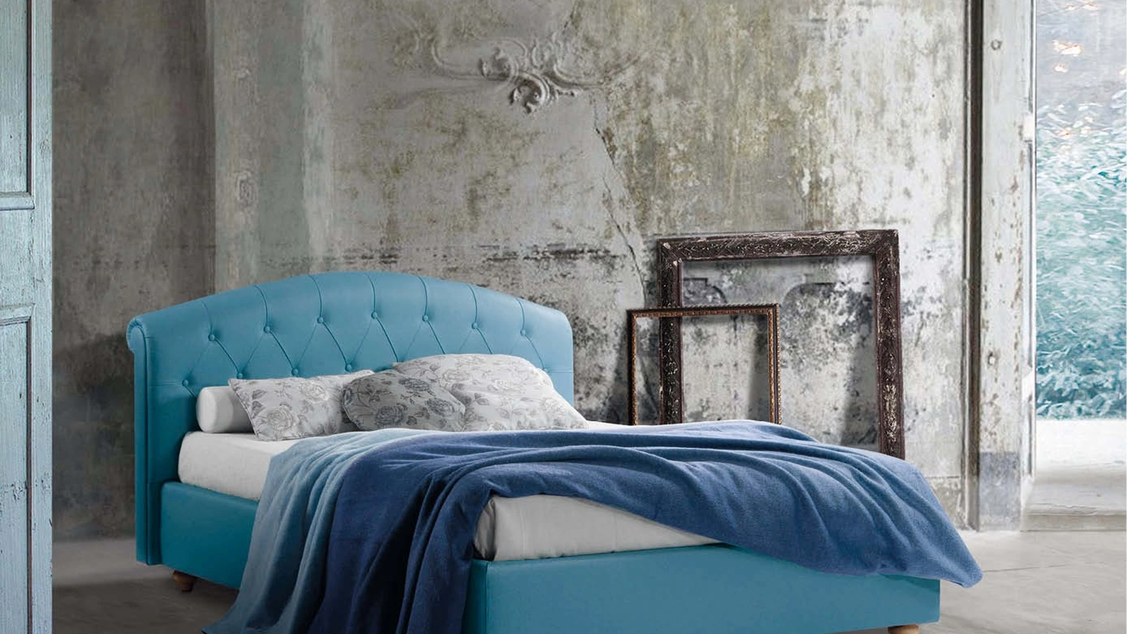 Letto con testiera Novecento di Lettissimi