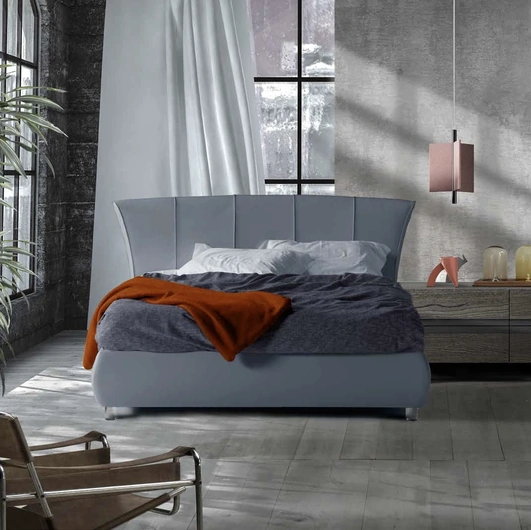 Letto in pelle Onda di Lettissimi