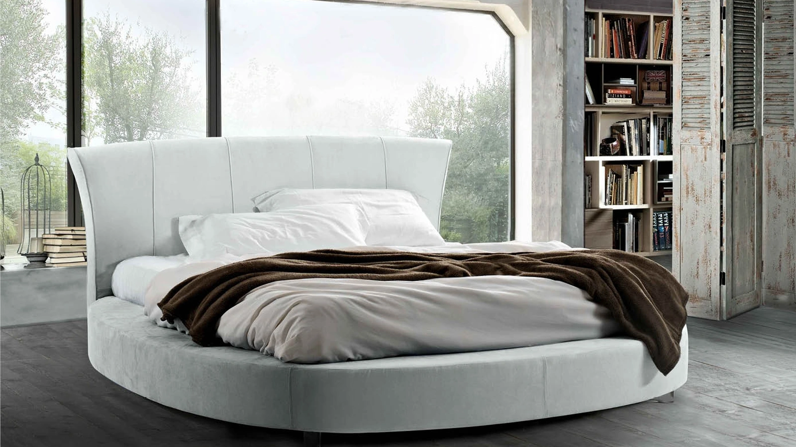 Letto in pelle Onda di Lettissimi