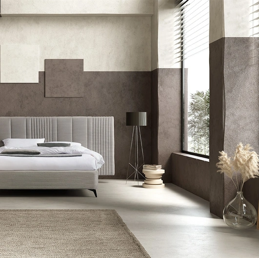 Letto Matrix XL con testiera trapuntata di Stilfar Italia