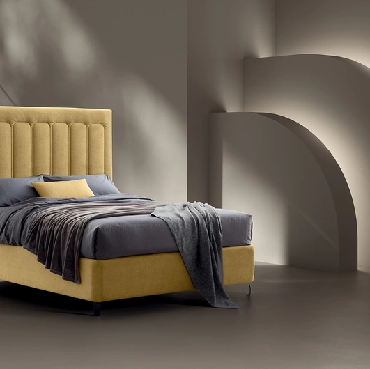 Letto imbottito Selene di Stilfar Italia