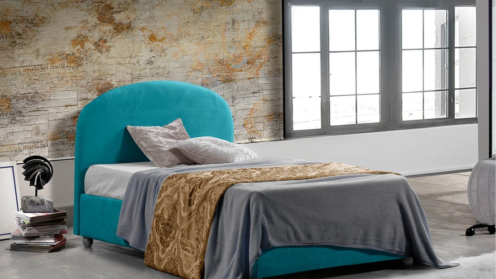 Letto singolo Andromeda di Lettissimi 