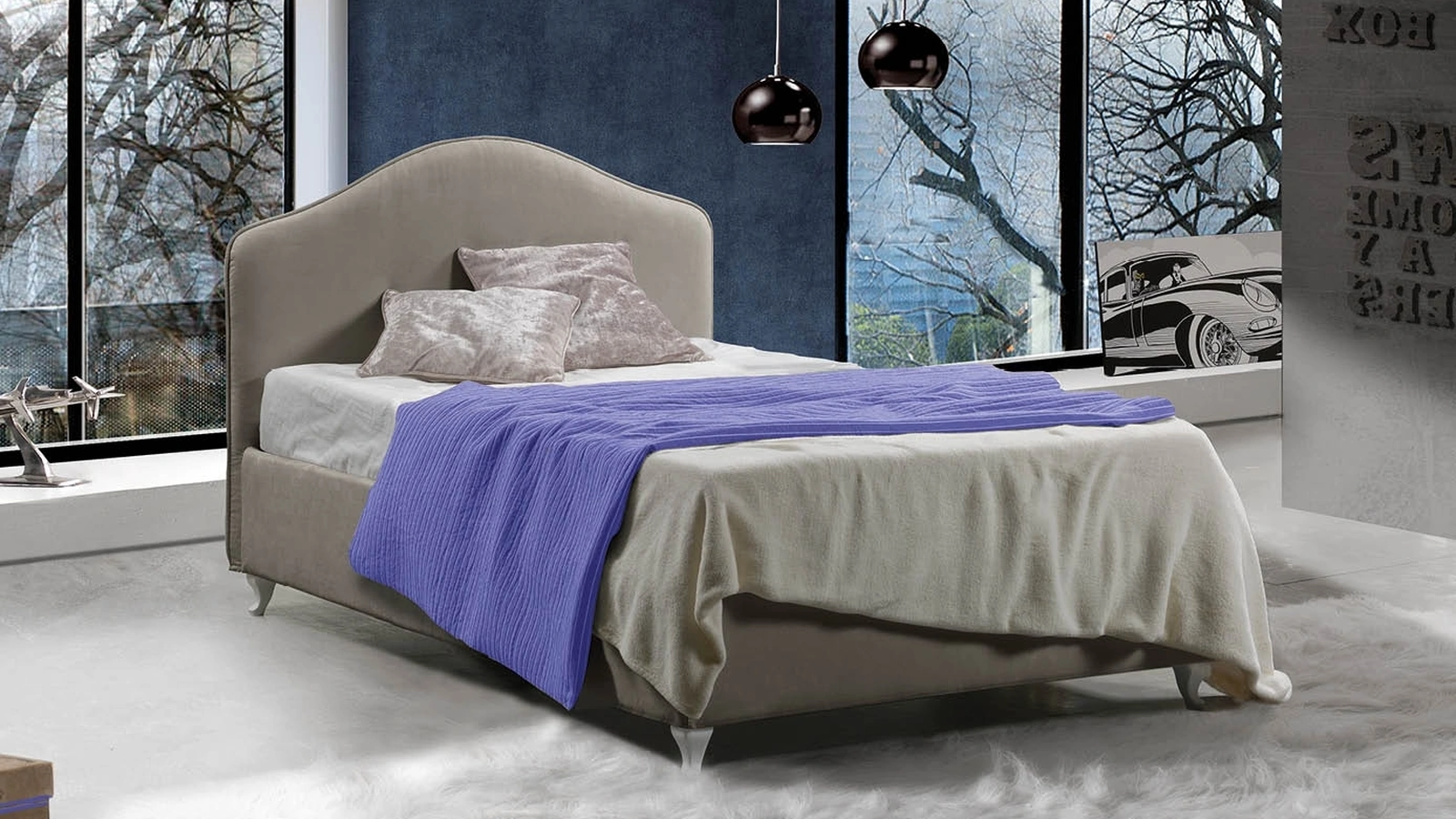 Letto singolo Cassiopea di Lettissimi 