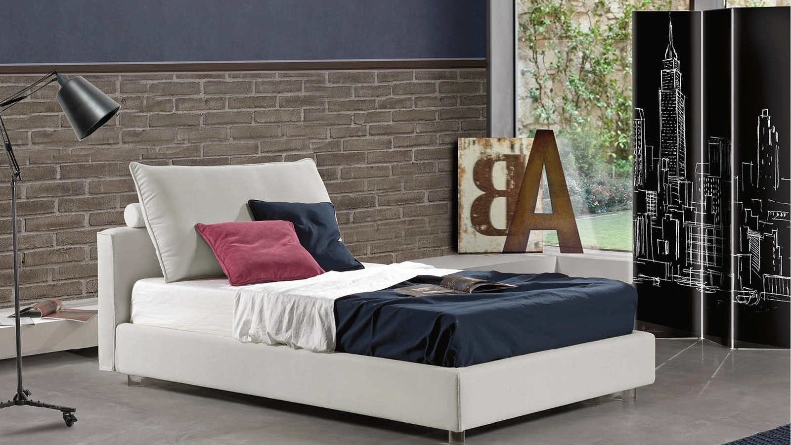 Letto singolo Filo di Lettissimi 