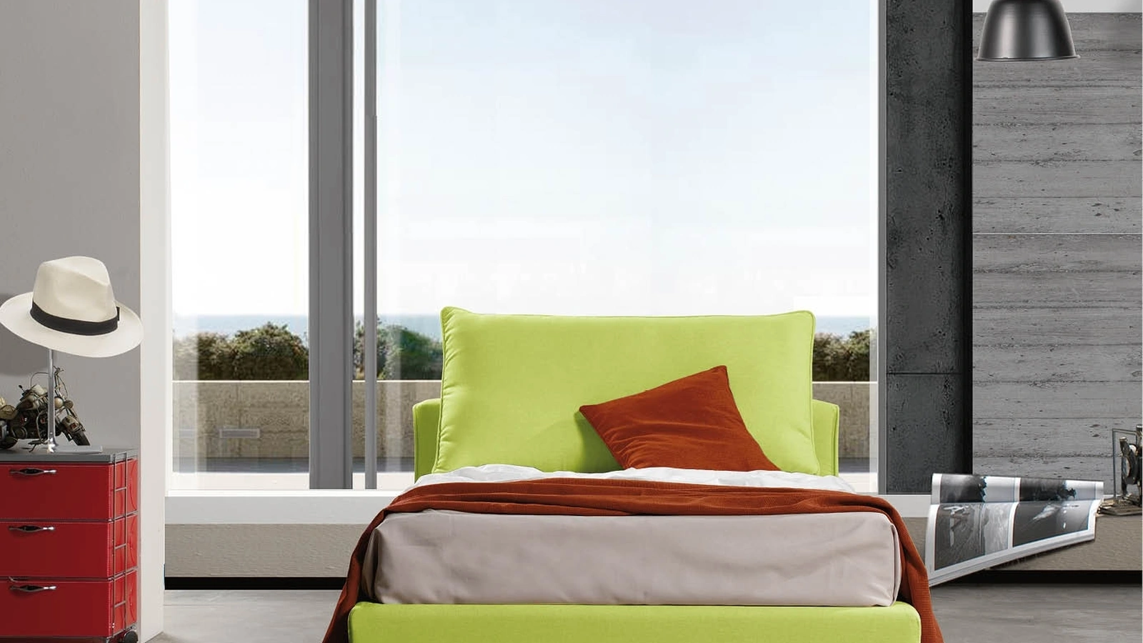 Letto singolo Filo di Lettissimi 