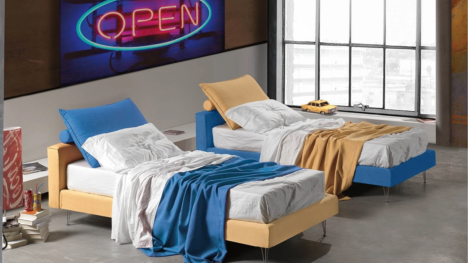 Letto singolo Filo di Lettissimi 